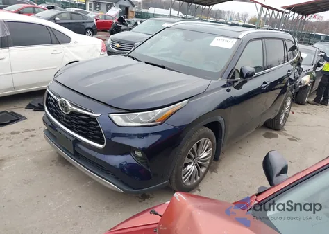 2021 Toyota Highlander Platinum from USA, damaged, VIN 5TDFZRBH3MS124743